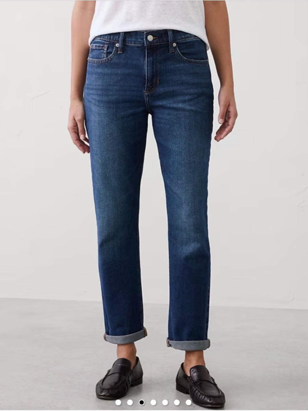 Banana Republic Curvy Girlfriend Blue Jeans - Picture 6 of 6